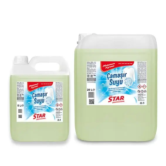 Bleach cleaning product for disinfecting and whitening surfaces and fabrics