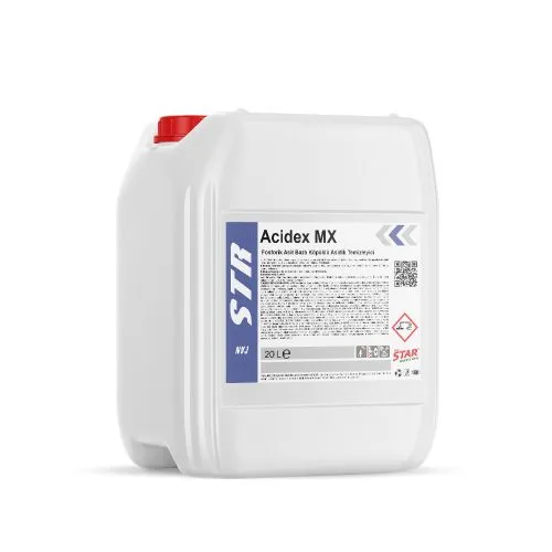 ACIDEX MX industrial foaming acidic cleaner for stainless steel surfaces