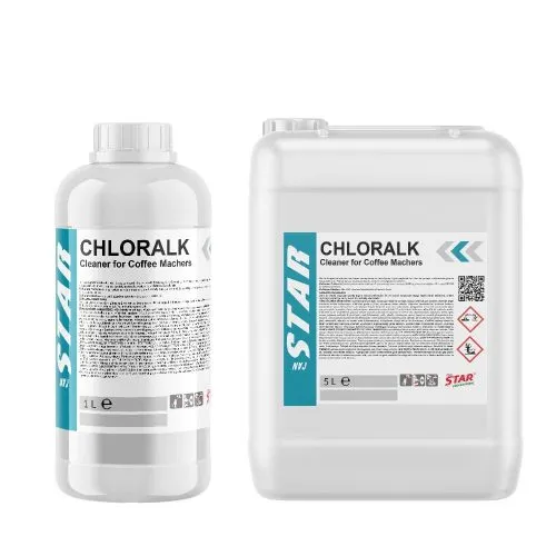 Cleaner for Coffee Machines – Strong Alkaline Chlorine-Based Detergent