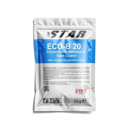 20 g single use concentrated bathroom toilet cleaner sachet biodegradable