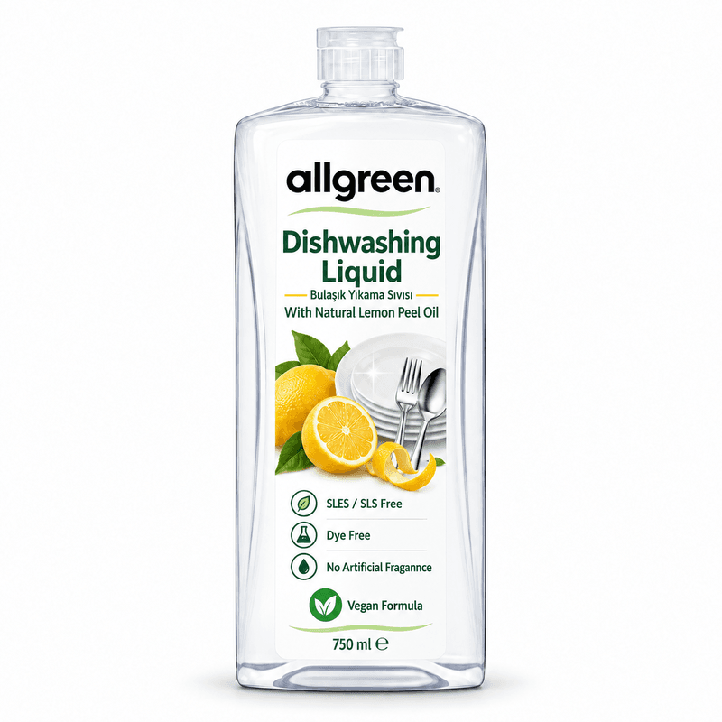 ALLGREEN Dishwashing Liquid with Natural Lemon Oil