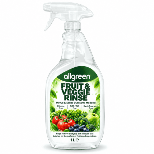 ALLGREEN Fruit & Vegetable Rinse spray bottle
