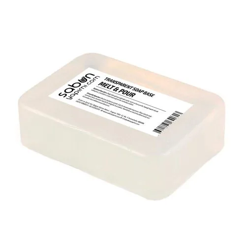 Şeffaf erit ve dök sabun bazı 1 kg blok – toptan ve private label üretim