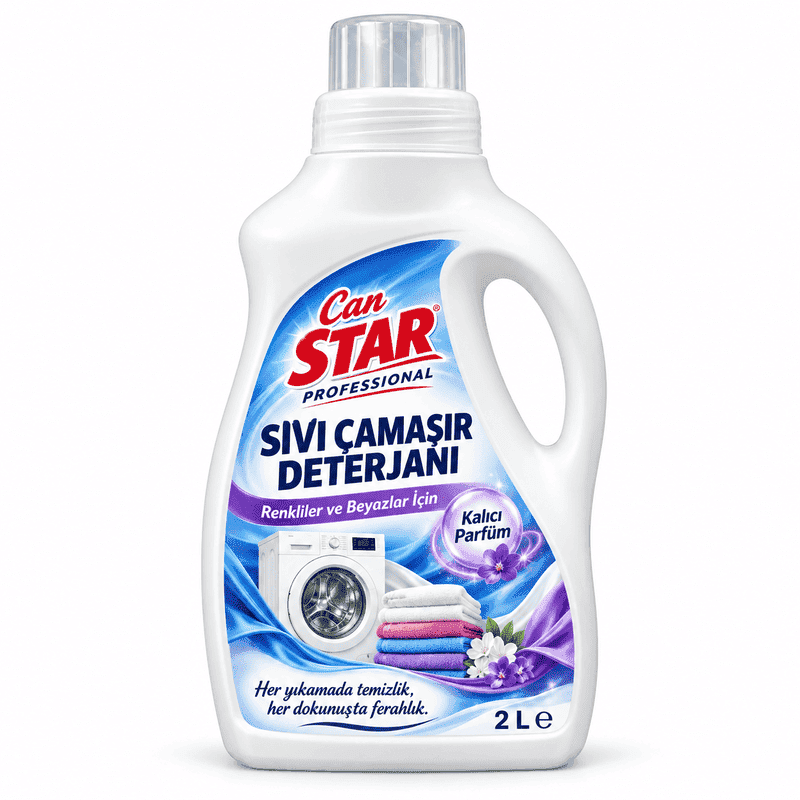 Sıvı Çamaşır Deterjanı – Renkliler ve Beyazlar İçin Yoğun Kokulu Temizlik