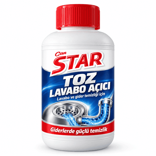 Can STAR Toz Lavabo Açıcı ürün ambalajı