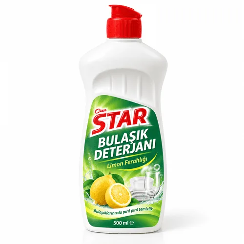 Elde yıkama için sıvı bulaşık deterjanı şişesi